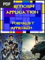 Formalist Approach Activity