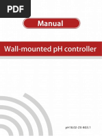 ph7.0 Wall Mounted PH Meter User Manual