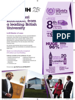 British Legal Education, From A Leading British University: World's