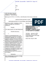 Stipulation and (Proposed) Order Regarding Attendance of Trial by Defendant Patrick O'Connell Clerk-Recorder of The County of Alameda