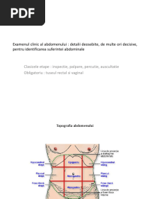 Examenul Clinic Al Abdomenului