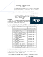 June 2008 Steel & Cement Rates