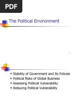 Political Environment