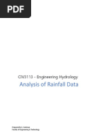 Analysis of Rainfall Data Lecture