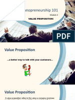 Technopreneurship 101: Value Proposition