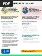 COVID 19 Quarantine Vs Isolation