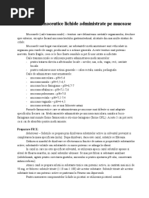 Forme Farmaceutice Lichide Administrate Pe Mucoase