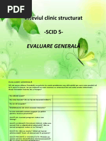 Interviul Clinic Structurat - SCID 5