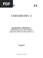 Chemistry 2: Quarter 3: Module 1