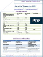 Current Affairs PDF December 2021: GDP Rate Projections