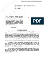 Medical Marijuana Access & Patient Safety Inc. v. Keara Klinepeter Et Al