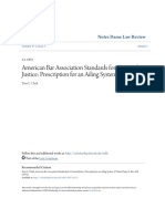 American Bar Association Standards For Criminal Justice - Prescrip