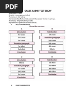 Cause and Effect Essay: I. Block Organisation