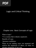 Logic and Critical Thinking