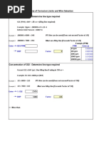 Important SLK Calculation Sheet