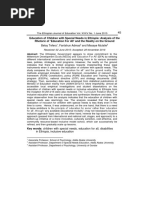 Education of Children With Special Needs in Ethiopia: Analysis of The Rhetoric of Education For All and The Reality On The Ground