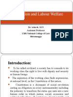 Constitution and Labour Welfare