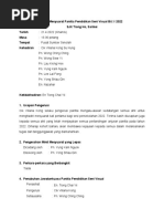 Minit Mesyuarat Panitia Kesenian Bil.1