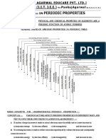 Periodic Properties: Chemistry For (I.I.T. J.E.E.)