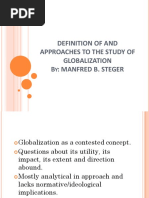 TCW PPT Approaches To The Study of Globalization