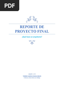 Reporte Arquitectura DIANA