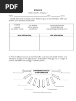 Grade 6 Summative Test in English Modules 1-3