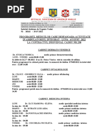 HTTPWWW - sjuvaslui.roimagesPROGRAM AMBULATOR AUGUST 2022 PDF