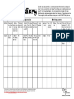 Sleep Worksheet - 01 - Sleep Diary