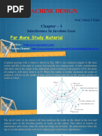 MD - Chapter 01 - Interference in Involute Gear