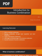 Introduction To Business Combination