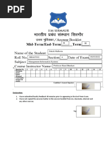 Mis Midterm Mba07032 Dakshmalhotra