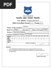 HRM Hitesh Dora MBA06066