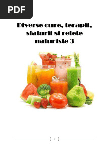 Diverse Cure Si Terapii, Sfaturi Si Retete Naturiste 3