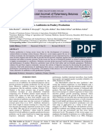 International Journal of Veterinary Science: Probiotics: Alternative To Antibiotics in Poultry Production