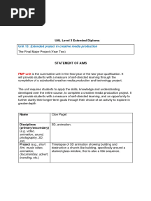Unit 13 Statement of Aims 2022-23
