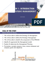 Lesson 1: Introduction To Strategic Management: Add Subtitle