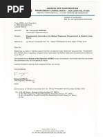 Suplemental Information For Method Statement Embankment at Stadium Area