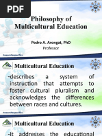 PU Philosophy of Multicultural Education