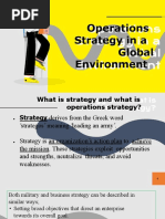 Chapter 3 - Operations Strategy in A Global Environment