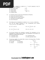 GATE ME 1991 Question Paper