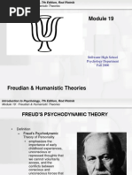 Freudian and Humanistic Theories