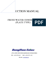 Manual For L Plate Type F.W.Generator