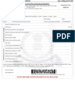 Indian Income Tax Return Acknowledgement 2022-23: Assessment Year