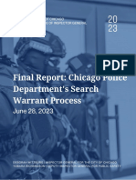 Final Report Chicago Police Departments Search Warrant Process