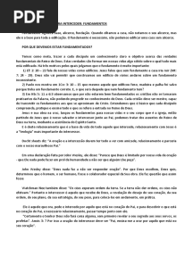 Temas para Intercessão