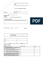 Internal Audit Checklist Sample