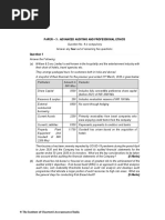 CA Final Audit Nov'2020 Old Syllabus-SA