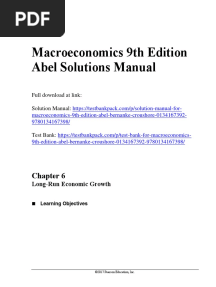 Macroeconomics 9th Edition Abel Solutions Manual 1