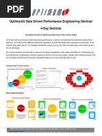 OptimumG Data Driven Perfomance Engineering 4 Day Seminar Description of Seminar Content 1