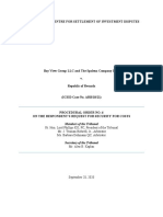 Bay View Group LLC and The Spalena Company LLC v. Republic of Rwanda